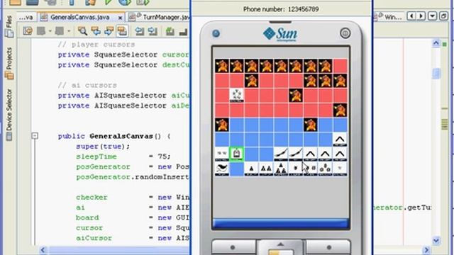 Java ME Project - game of the generals смотреть онлайн