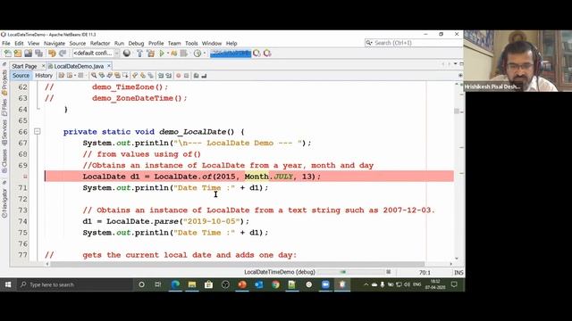 Java 8 Date & Time API'S : Part-1/6 (java.time.LocalDate) смотреть онлайн