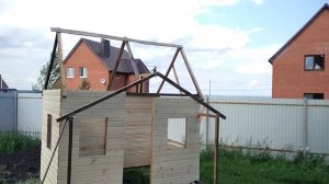 Детский игровой домик своими руками / Как построить домик для ребенка / DIY Playhouse for kids