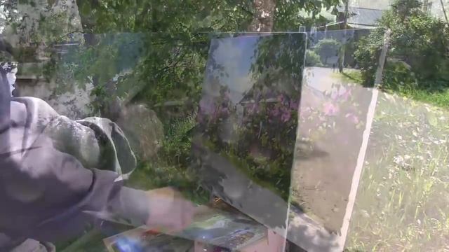 Художник Артем Пучков Дописывание картины Пленэр в Переславле смотреть онлайн