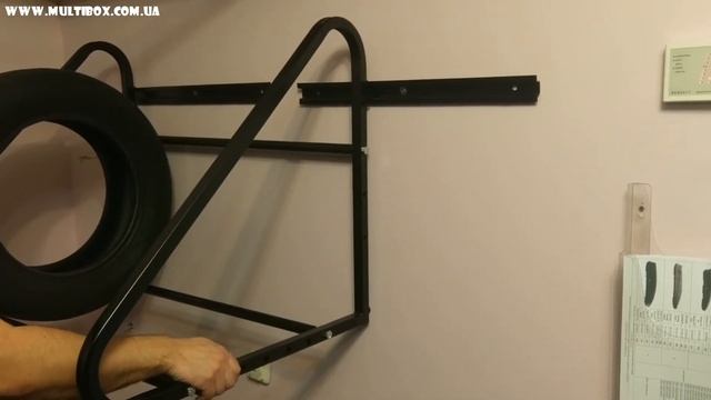 Раздвижной стеллаж для хранения колес/шин Multibox смотреть онлайн