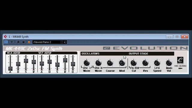 NK449C 2xOsc FM Synth by EVOLUTION смотреть онлайн