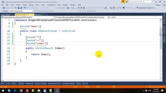 Drag and Drop File Upload in ASP.NET Core MVC смотреть онлайн