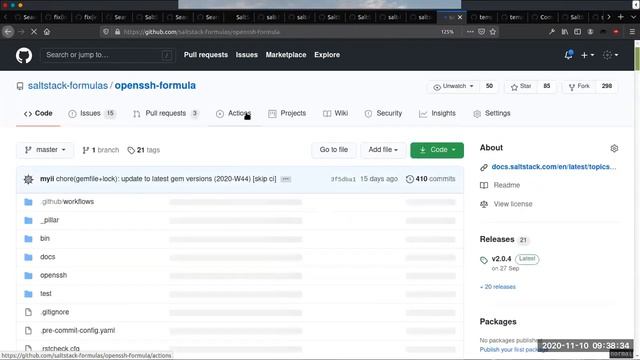 Salt Formulas Working Group 2020-11-10 смотреть онлайн