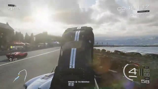 Forza Motorsport 5 Runnig over a car in a Ford GT40 смотреть онлайн