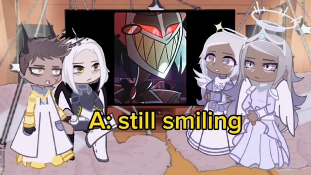 Heaven React To Hell  Hazbin Hotel  Gacha React