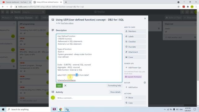 user-defined functions (UDFs) on IBM DB2 for i SQL- Introduction to UDFs смотреть онлайн