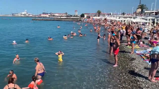 пляж в Сочи 15.07.2022 смотреть онлайн