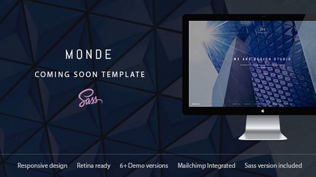 Monde — Creative Coming Soon & Maintenance Mode Template | Themeforest Website Templates and Themes смотреть онлайн