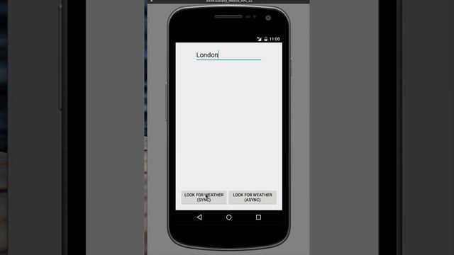 Sync/Async Weather app смотреть онлайн