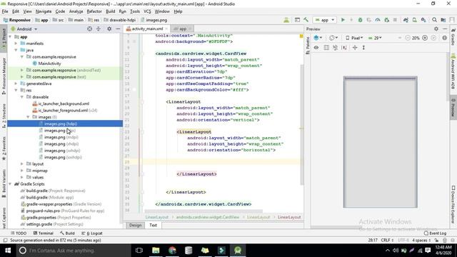 Android Responsive XML Design Phone/Tablet and Portrait/Landscape - Urdu/Hindi design tutorial 2020 смотреть онлайн