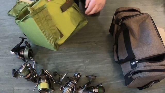 Самодельный чехол сумка для пяти карповых катушек 8000! DIY Reel case смотреть онлайн