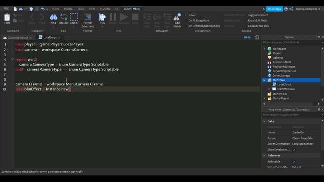 How to make Advanced Menu in Roblox Studio смотреть онлайн