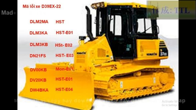 D39EX-22 Mã lỗi xe máy ủi phần 2 (bulldozer error code list part 2) смотреть онлайн