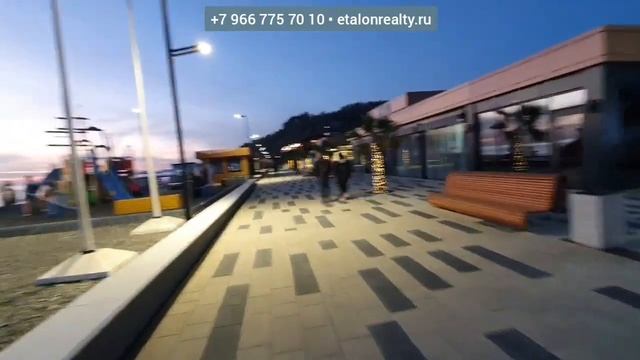 Обзор новой набережной пляжа Дагомыс + недвижимость Дагомыса смотреть онлайн