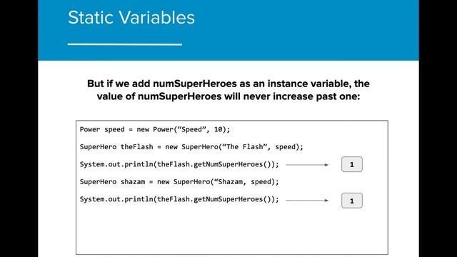 AP CS A 5.7 - Static Variables and Methods смотреть онлайн