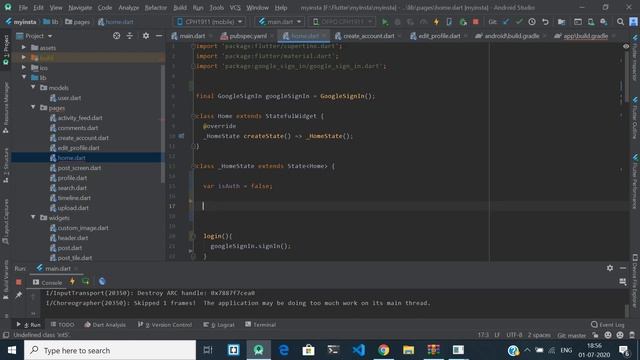 Social Media Platform||Firebase with Flutter|| GoogleSignIn #flutter смотреть онлайн