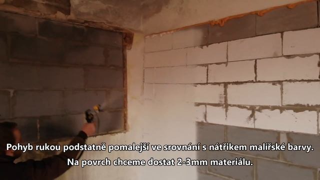 Nástřik Stěrky Strojem Wagner PlastCoat HP-30