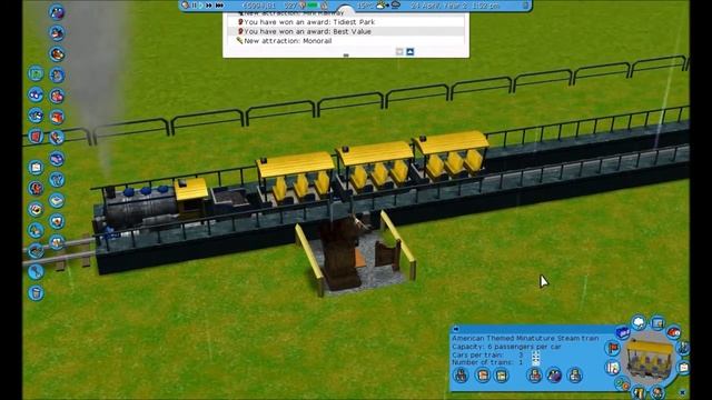 Let's Play RollerCoaster Tycoon 3 Platinum (PART 8) Train Ride! смотреть онлайн
