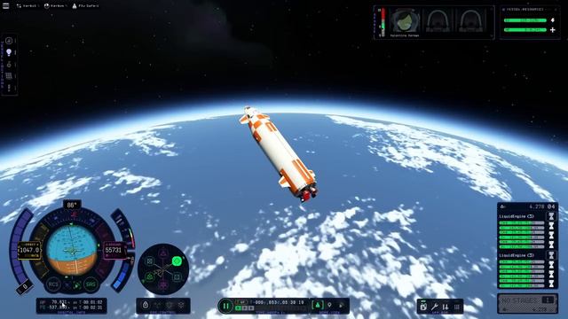 Launching the SPACEX STARSHIP to Orbit in Kerbal Space Program 2 смотреть онлайн