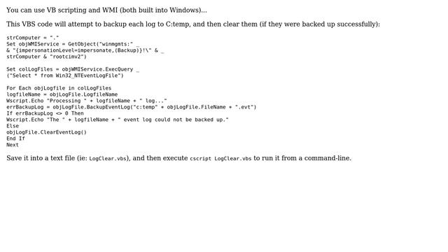 Unix & Linux: Event log Clear options in windows 2003 (2 Solutions!!) смотреть онлайн