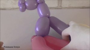 ЛОШАДКА ИЗ ШАРОВ ШДМ пони как сделать Balloon Horse DIY TUTORIAL caballo o pony con globos