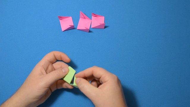 How To Make an Origami Magic Rose Cube. Paper Flower Rose. ORGANZA смотреть онлайн