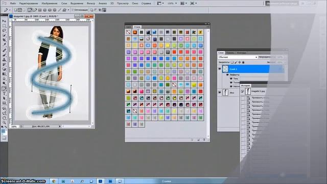 Как сделать спираль на фото смотреть онлайн
