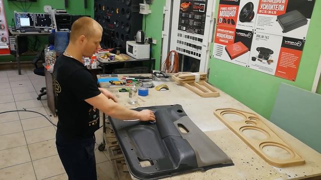 Изготовление дверных карт для громкого фронта часть 1 Начало смотреть онлайн