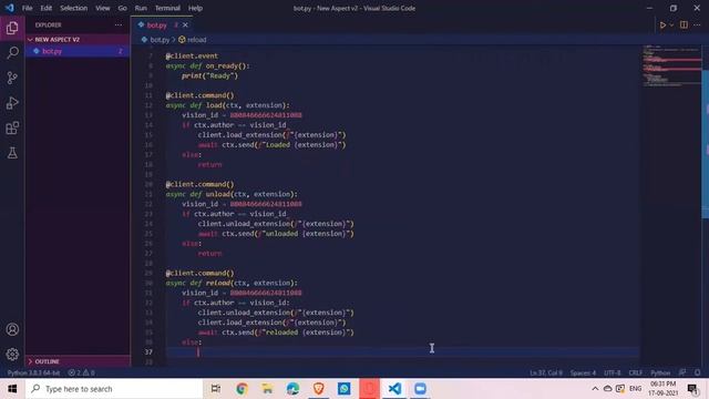 Discord bot in Python | Part 2 - "Cogs / Command arranger" смотреть онлайн