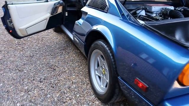 Ferrari 328 GTS 3.2 V8 5 Speed Manual in Metallic Blu Chiaro with Cream Connolly Leather смотреть онлайн