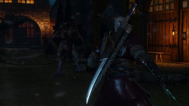 The Witcher-пьяный геральт охотится на чудовище смотреть онлайн