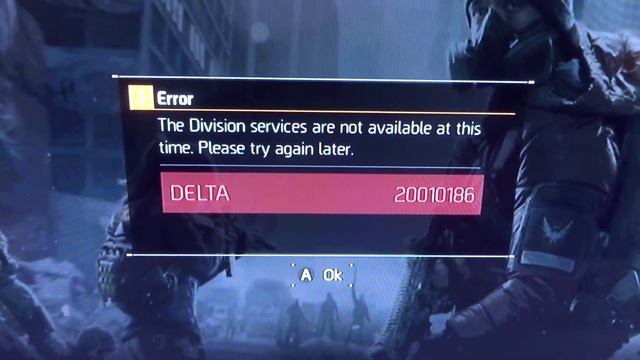 The Division services are not available at this time ERROR смотреть онлайн