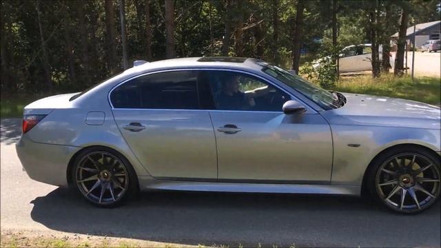 BMW E60 545I Sports Mode  -V8 Sound