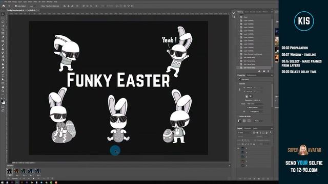 How to make gif in Photoshop in 2021 смотреть онлайн