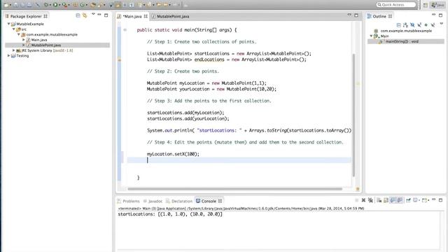 Mutable versus Immutable class смотреть онлайн