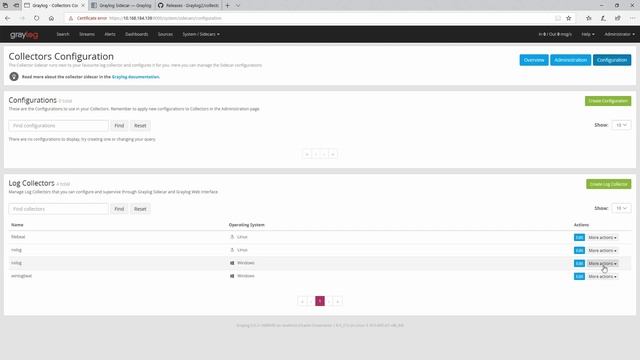 22. Graylog 3.0 Sidecar Windows Configuration смотреть онлайн