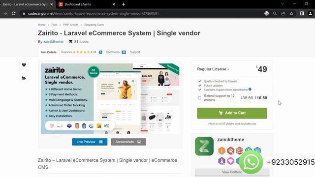 Complete E-commerce Free php script with admin panel || Create Ecommerce website with zairito смотреть онлайн