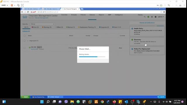 Cisco Firepower Threat Defense (FTD) HA Configuration through FMC смотреть онлайн