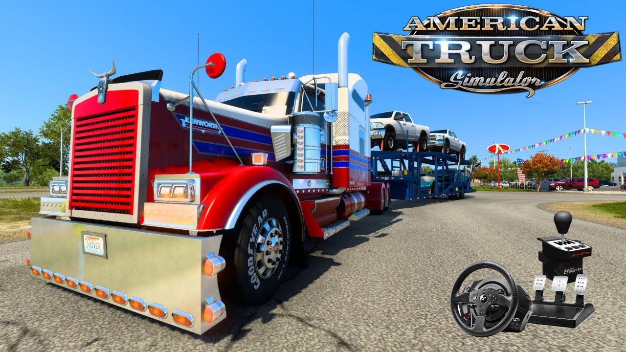 American Truck Simulator Live Streaming 12.08.2023 Thrustmaster T300 RS GTE ZShifter PRO