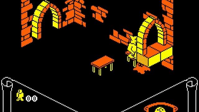 Knight Lore review on the Amstrad CPC 464. смотреть онлайн