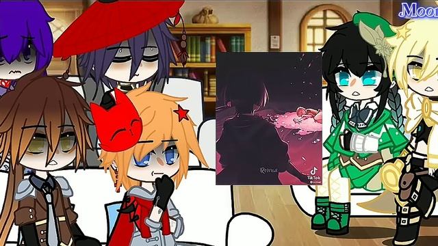 Genshin impact react to Scaramouche 1/2 смотреть онлайн