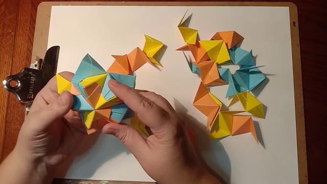 "Модульный икосаэдр", 5 класс, преподаватель Чернова Наталья Яковлевна смотреть онлайн