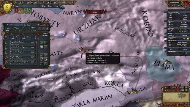 Europa Universalis 4: The Cossacks - FOR THE HORDE! - Ep #3 смотреть онлайн