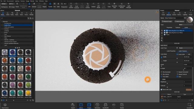 KeyShot Quick Tip - Adding Textures and Materials to Labels смотреть онлайн