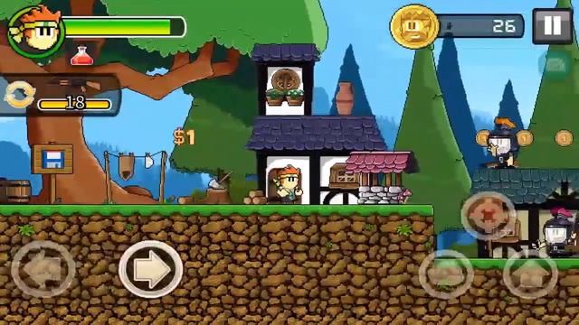ПРоХоДиМеЦ и ДАН решили проучить Захватчиков! #270 игра Dan the Man смотреть онлайн