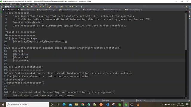 Java Annotation Part1 смотреть онлайн