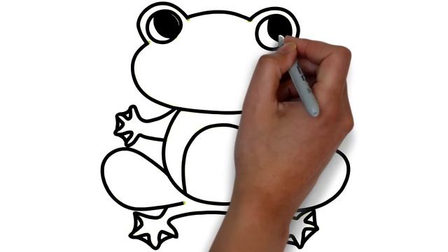 Bolalar uchun qurbaqa chizish/Drawing frog for children/Рисунок лягушка для детей смотреть онлайн
