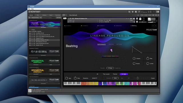 ProjectSAM: Lineage Percussion 1.1 - New Patches