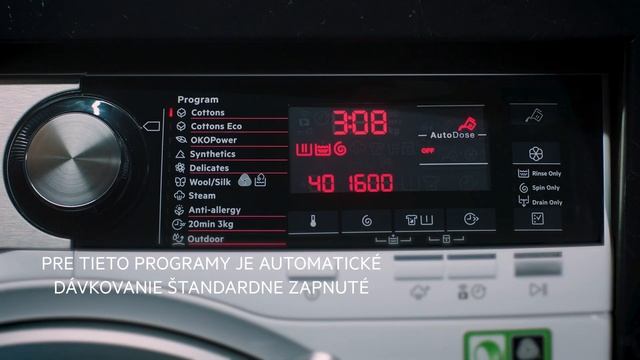 Ako nastaviť správne dávkovanie AEG AutoDose смотреть онлайн